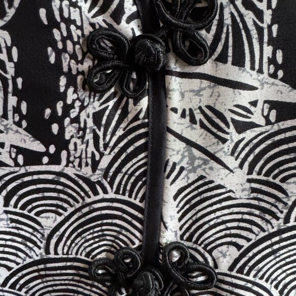 Chico's Asian-Influence Silk Jacket - Picture 4 of 6